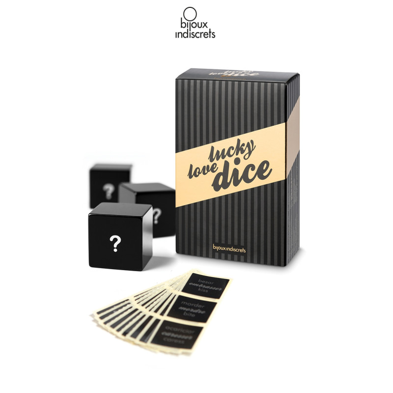 trois dés noirs pour jeux libertins