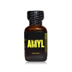 flacon poppers amyl 24ml, à base de nitrite d’amyle pour une montée en puissance lente et prolongée.