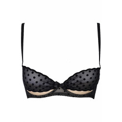 Soutien-gorge noir V9051 Axami armatures maintien poitrine bretelles réglables