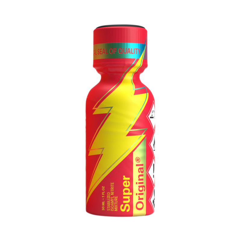 Poppers Super Original 30ml flacon vasodilatateur euphorie chaleur immédiate