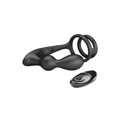 Stimulateur prostate cockring Marshall plug vibrant 13,5cm contrôle partenaire