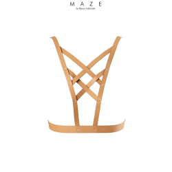 harnais bdsml décolleté croisé poitrine 100% vegan