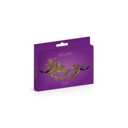 Loup Aurore doré broderie souple Maskarade asymétrique