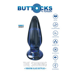 ToyJoy Shining anal verre rechargeable IPX5 élégant