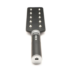 Paddle Spiked Zeus e-stim 10 pointes métal vegan USB