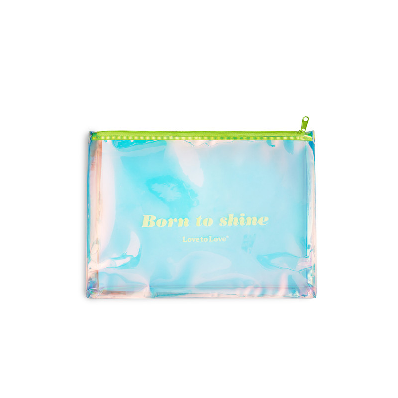 Pochette étanche Love To Love Acid Yellow PVC jaune vif