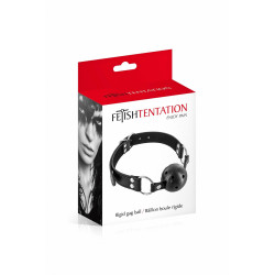 Baillon boule rigide Fetish Tentation 4,5cm percée respirante