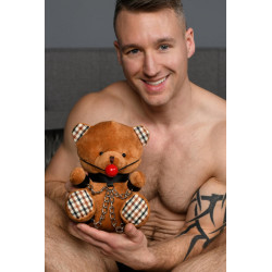 Ours câlin soumis peluche gag accessoire déco érotique