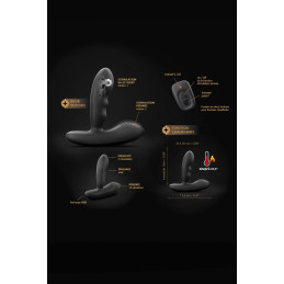 P-Stroker Dorcel stimulateur prostate 9x2,7cm noir
