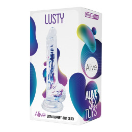 Gode jelly Lusty Alive offrant plaisir intense et texture douce