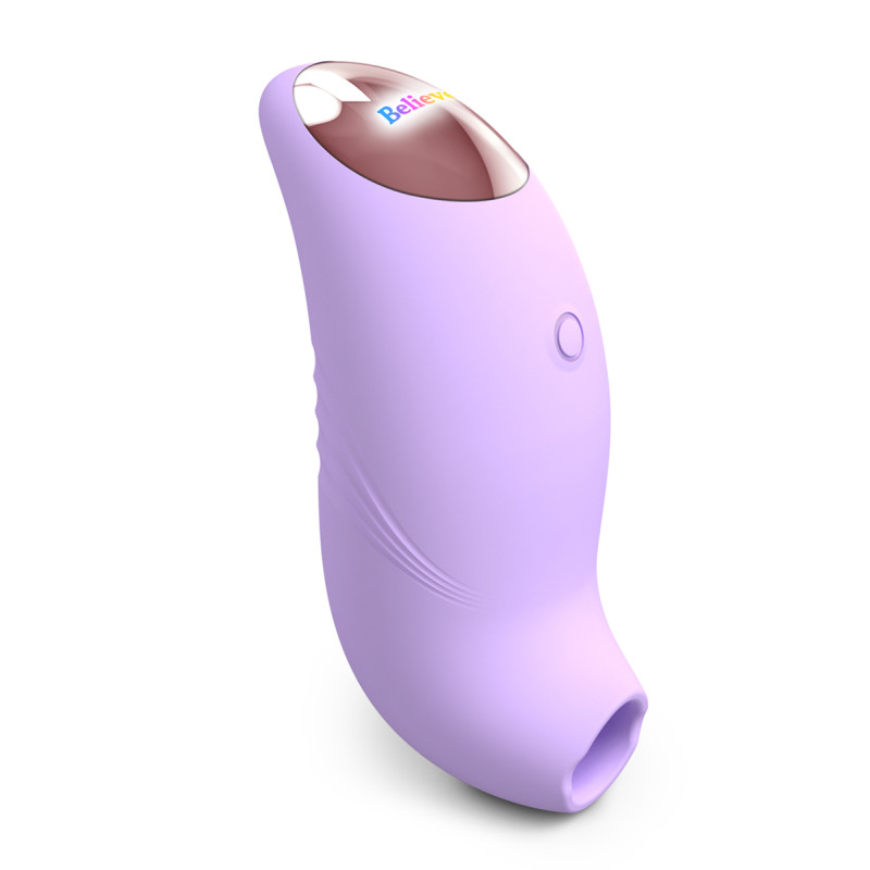 Stimulateur clitoridien Believer mauve pour sensations langue experte