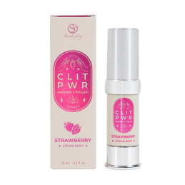 Baume clitoris Clit Pwr Fraise Secret Play vibrations chaleur