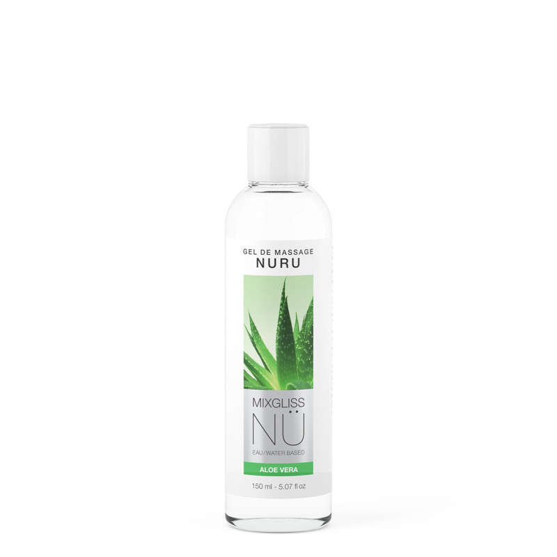 Gel massage Nuru Aloe Vera Mixgliss 150 ml pour glissades apaisantes