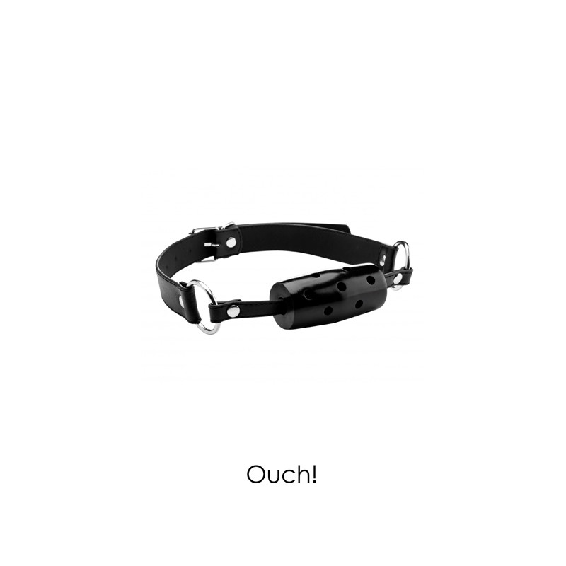 Bâillon bdsm cylinder gag mors cylindrique abs ajustable