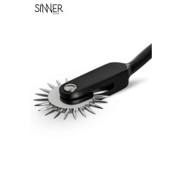 Roulette de Wartenberg noire Sinner Gear éveillant plaisirs sensoriels