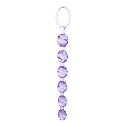 Perles anales CalExotics Swirl violet pour montées progressives
