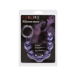 Perles anales CalExotics Swirl violet boostant extractions orgasmiques
