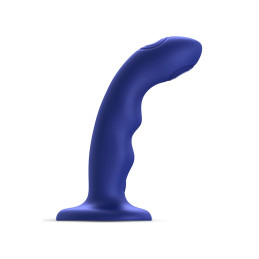 Vibro Tapping dildo wave bleu pour stimulations G-P tapotées