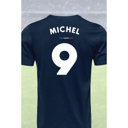 Tee-shirt joueur 9 Jacquie & Michel pour matchs fun