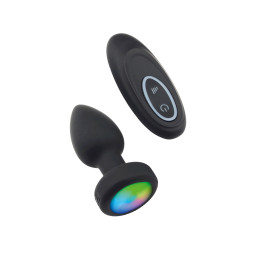 Plug anal lumineux télécommandé Litolu pour plaisirs vibrants colorés