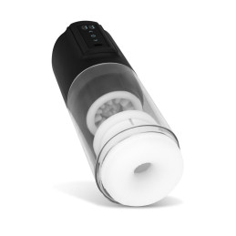 Masturbateur va et vient rotatif Cruizr CX10 transparent