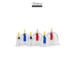 Coffret 6 ventouses Cupping Set pour seins mamelons intimes