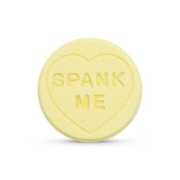 Bombe de bain Spank Me parfum citron message osé