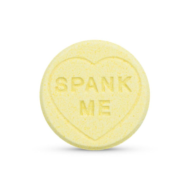 Bombe de bain Spank Me parfum citron message osé
