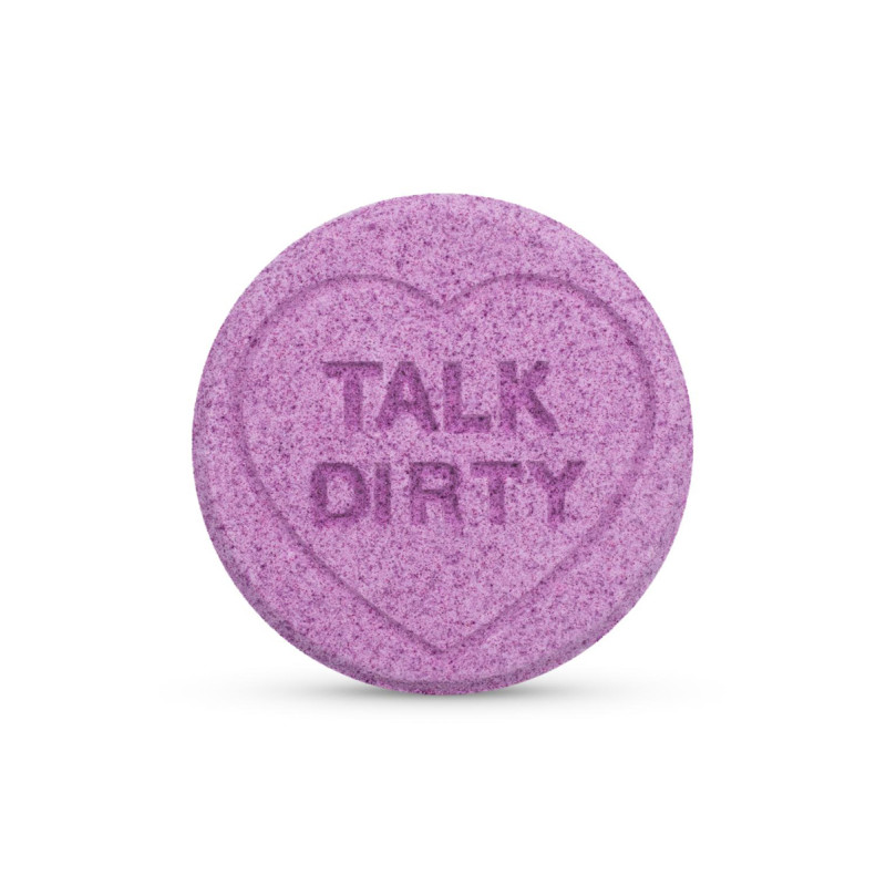 Bombe de bain Talk Dirty pastèque message provocant