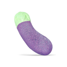 Bombe de bain aubergine parfum gourmand violette