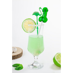 Sucette pénis Mojito avec alcool idéale pour EVG et plaisirs gourmands alcoolisés