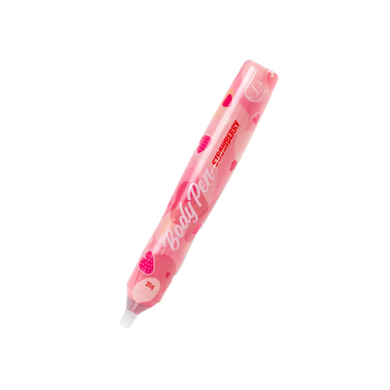 Stylo comestible Fraise pour dessiner et lécher des plaisirs fruités sur la peau