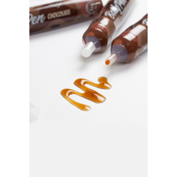 Stylo comestible Chocolat créant traces chocolatées à déguster en couple coquin