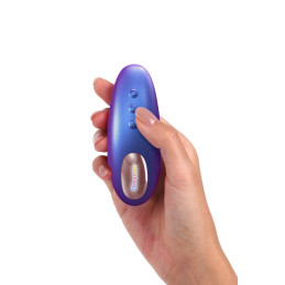 Masseur clitoridien Dreamer Iridescent Night télécommandé LED pour contrôle partenaire