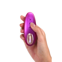 Masseur clitoridien Dreamer Iridescent Berry télécommandé LED pour partenaire