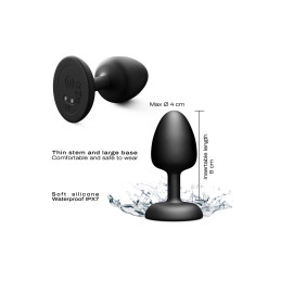 Plug anal vibrant télécommandé Geisha Infinite L contrôle partenaire distant