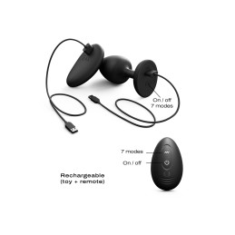 Plug anal vibrant télécommandé Geisha Infinite M contrôle à distance couple