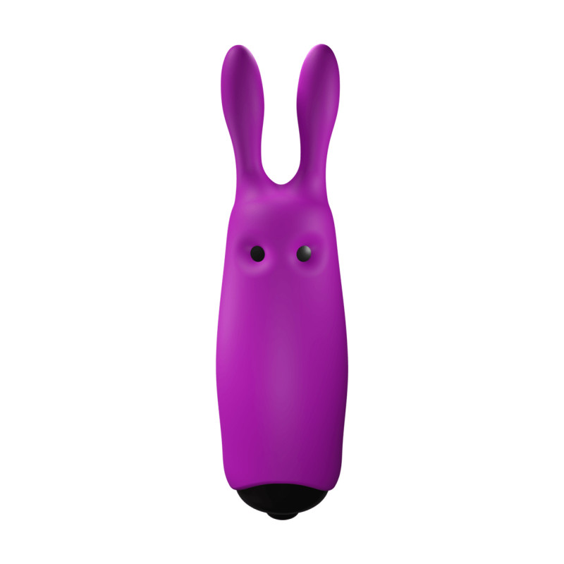 Pocket vibe lapin violet Adrien Lastic bullet silicone médical 8.7cm
