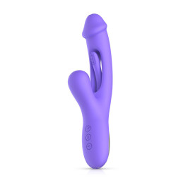 Vibro Rabbit avec stimulateur de point G Tess tapotements internes et oreilles vibrantes