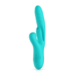 Vibro rabbit va et vient tapping Point G Lisa triple action clitoris vagin G-spot