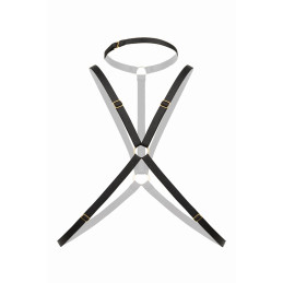 Harnais bralette Secret Love design italien noir confiance provocante