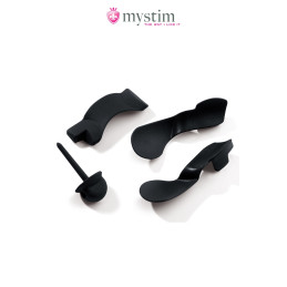 Cage pénis électro stimulation Pubic Enemy No 2 idéale pour chasteté électrisante.