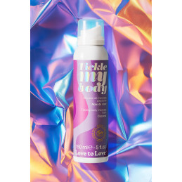 Mousse massage crépitante Coco idéale pour massages sensuels à la noix de coco.