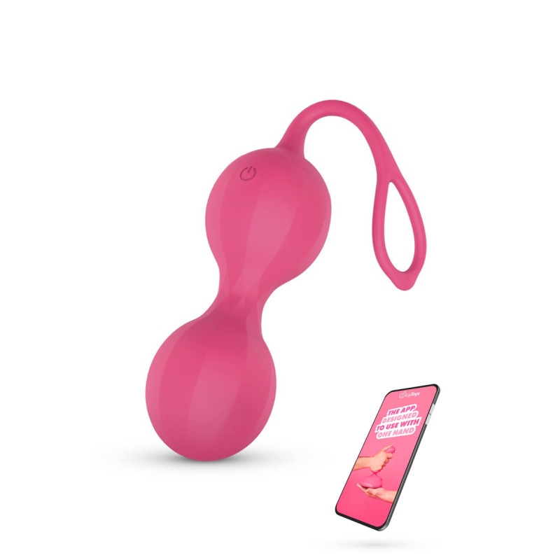 Boules de Kegel vibrantes connectées Stella pour tonus pelvien vibrant.