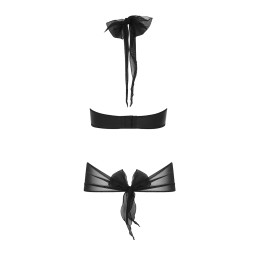 Ensemble 2 pièces Kesmina conçu string fantaisie similicuir sensuel