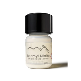 Poppers Isoamyl Nitrite 24 ml pour vasodilatation euphorique rapide anale.