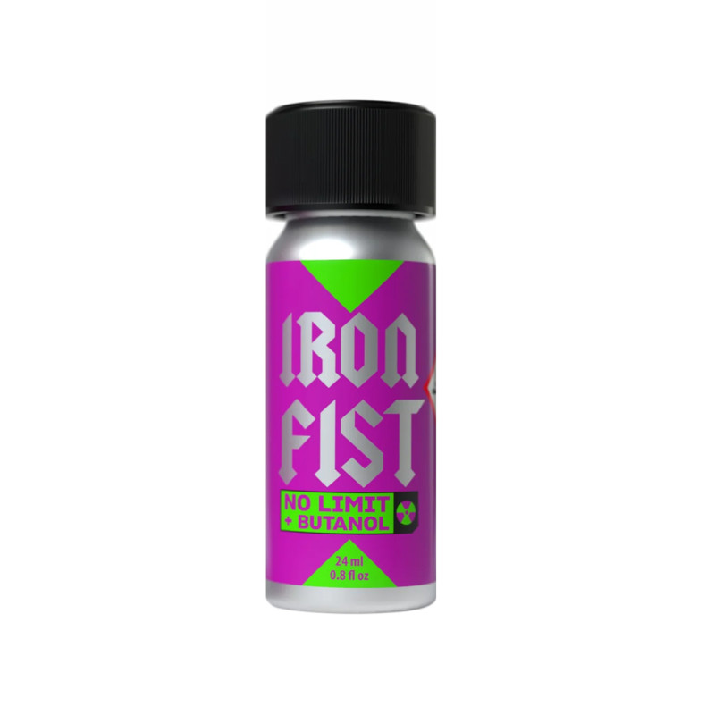 Poppers No Limit Butanol 24 ml pour rush butanol ultra-puissant durable.