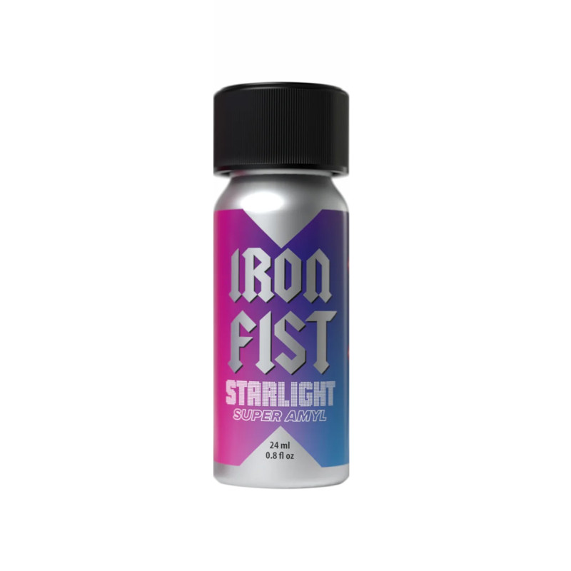 Poppers Iron Fist Starlight 24 ml super amyle rush stellaire puissant.