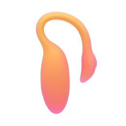 Oeuf vibrant connecté Flamingo Max orange silicone rechargeable biofeedback.