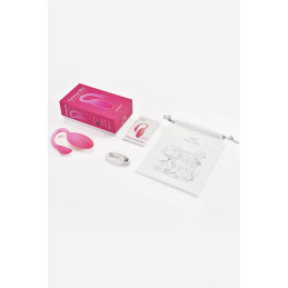 Stimulateur connecté Flamingo Max rose silicone rechargeable biofeedback.